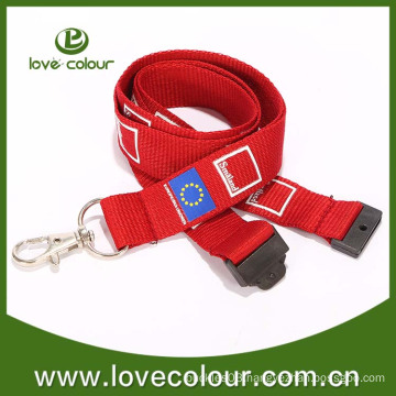 Hot selling red philippine flag lanyard